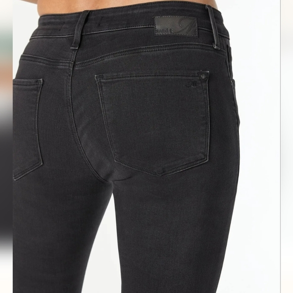 Mavi Adriana Ankle Super Skinny Unfinished Hem in Grey sz 30 MSRP $98 NEW W-323 - Picture 2 of 13
